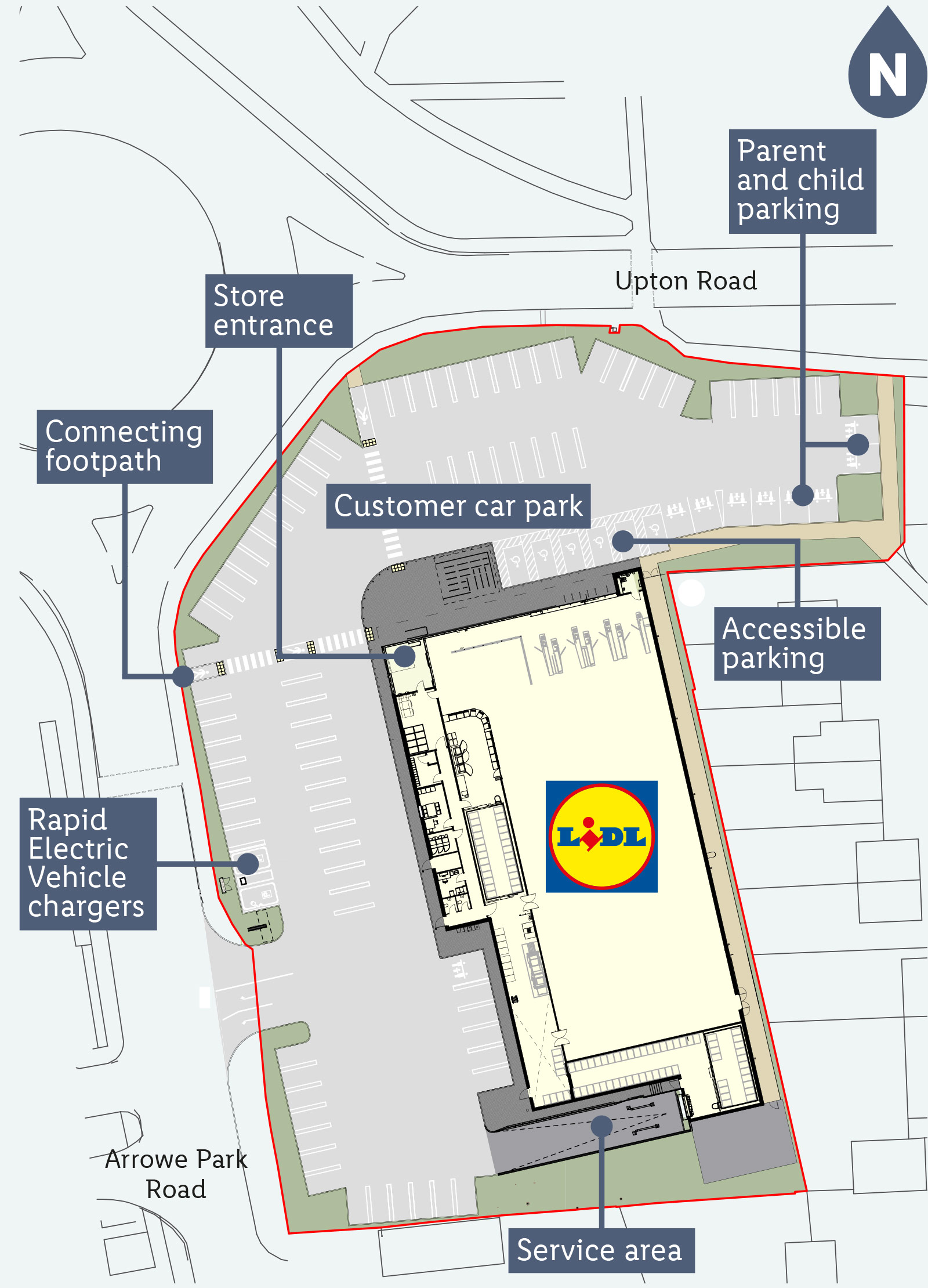 Proposed site plan