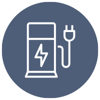 Vehicle charging icon